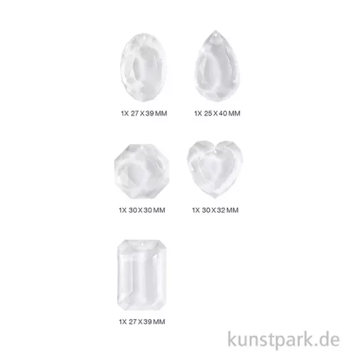 Artikelbild 2 des Artikels “Silikon Gießform - Anhänger, Diamanten “