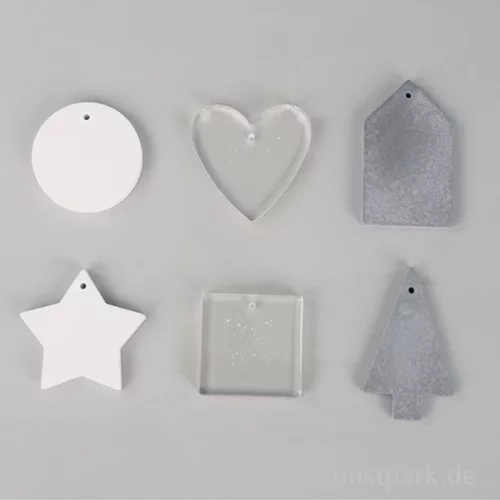 Artikelbild 2 des Artikels “Silikon-Gießform mit 6 verschiedenen Deko-Formen “