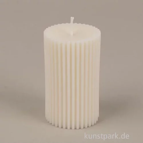 Artikelbild 2 des Artikels “Silikon Gießform - Kerze geriffelt, Durchmesser 5 cm, Höhe 8,7 cm “