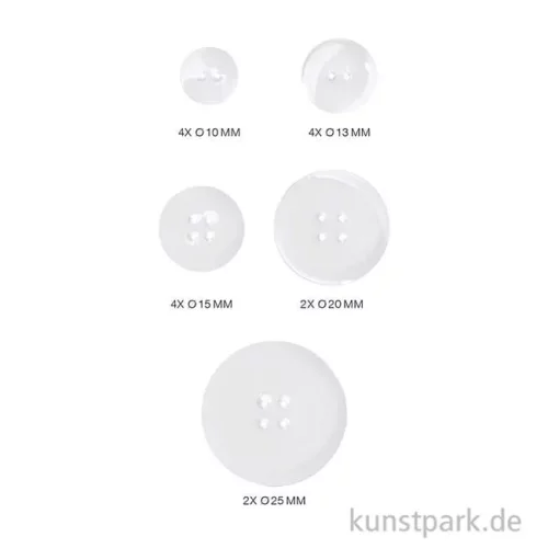 Artikelbild 2 des Artikels “Silikon Gießform - Knöpfe, 16 Motive “