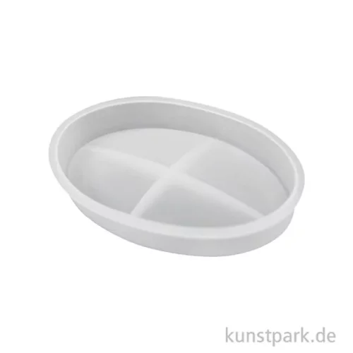 Artikelbild 2 des Artikels “Silikon Gießform - Seifenschale Oval, 12,3 x 8,3 x 1,8 cm “