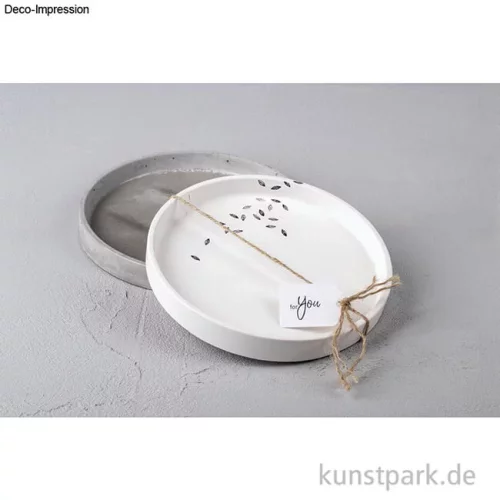 Artikelbild 2 des Artikels “Silikon Gießform - Untersetzer Rund, Durchmesser 17 cm, Höhe 2,1 cm “