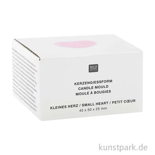 Artikelbild 2 des Artikels “Silikon Kerzengießform - Herz, 60 x 56 x 33 mm “