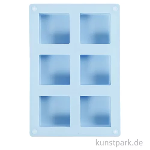 Artikelbild 2 des Artikels “Silikonform - 6 Quadrate, 21,5 x 14,5 x 2,5 cm “