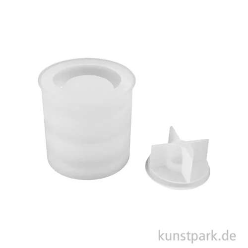Artikelbild 2 des Artikels “Silikonform Dose mit Deckel, 10,5 x 8 cm “