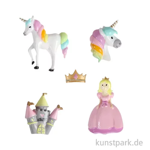 Artikelbild 2 des Artikels “Silikonform - Einhorn Prinzessin, 70 mm Durchmesser “
