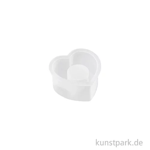 Artikelbild 2 des Artikels “Silikonform Kerzenhalter Herz, 4,5 x 2,5 cm “