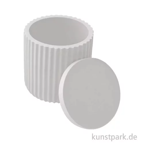 Artikelbild 2 des Artikels “Silikonform Topf mit Deckel, Gerippt, 7,8 cm x 8 cm “