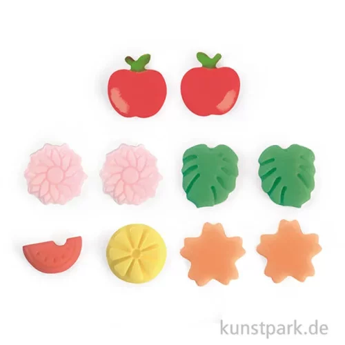 Artikelbild 2 des Artikels “Silikonformen für Schmuck - Mini Pflanzen, 5er Set “