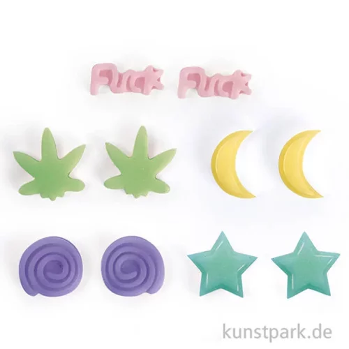 Artikelbild 2 des Artikels “Silikonformen für Schmuck - Mini Rebell, 5er Set “