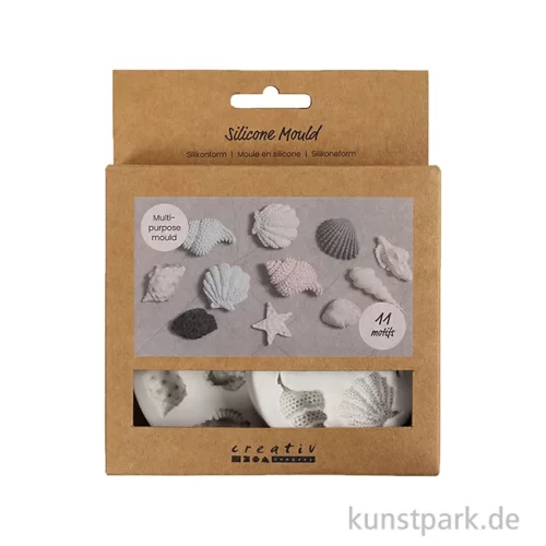 Artikelbild 2 des Artikels “Silikonformen, Seestern, Schneckenmuschel, Muscheln, 2 Stück “