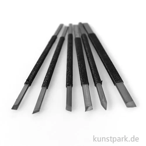 Artikelbild 2 des Artikels “Specksteinmeißel Set BASIC Nr. 2 im Holzkästchen “
