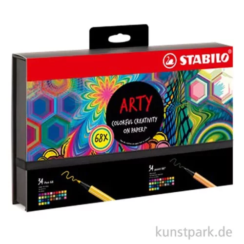 Artikelbild 2 des Artikels “STABILO ARTY Kreativ Set - Fineliner + Filzstifte, 68-teilig “
