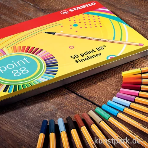 Artikelbild 2 des Artikels “STABILO Point 88 Fineliner 50er Metalletui “