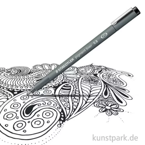 Artikelbild 2 des Artikels “STAEDTLER Pigment Liner 6er Set schwarze Fineliner “