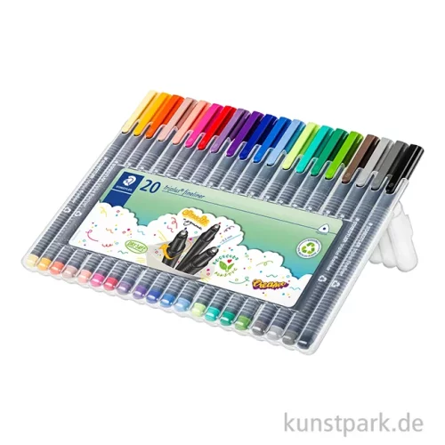 Artikelbild 2 des Artikels “STAEDTLER triplus Fineliner 20er Set im Kunststoffetui “