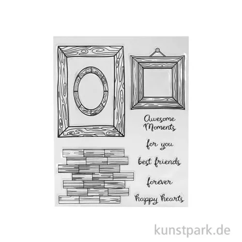 Artikelbild 2 des Artikels “Stamperia Acrylic Stamps - Alterego Frames, 14 x 18 cm “
