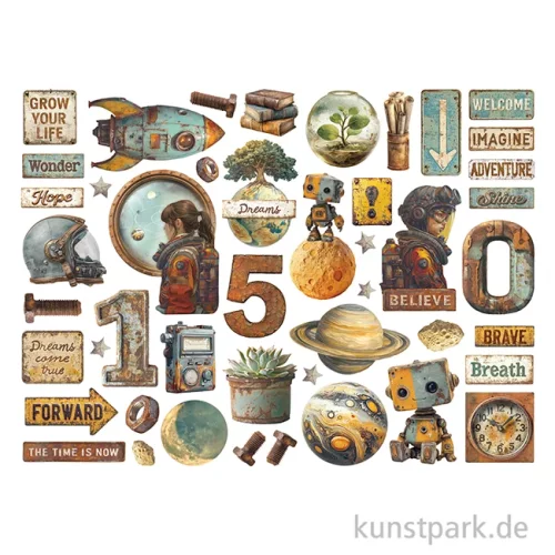Artikelbild 2 des Artikels “Stamperia Die Cuts -  A New Beginning, 45 Stanzteile “
