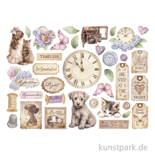 Artikelbild 2 des Artikels “Stamperia Die Cuts - Quiet Days, 36 Stanzteile “