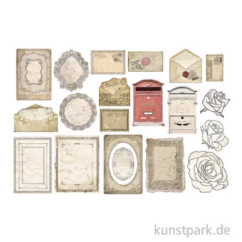 Artikelbild 2 des Artikels “Stamperia Ephemera Aufkleber - Create Happiness Christmas Letters “