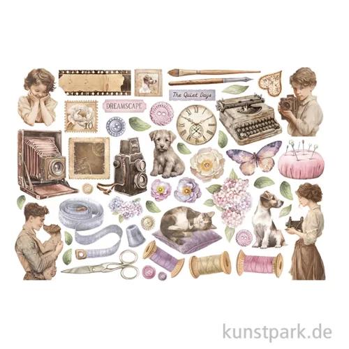Artikelbild 2 des Artikels “Stamperia Ephemera Aufkleber - Quiet Days “