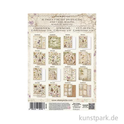 Artikelbild 2 des Artikels “Stamperia Junk Journal Set, 16 Blatt, A4 - All Around “