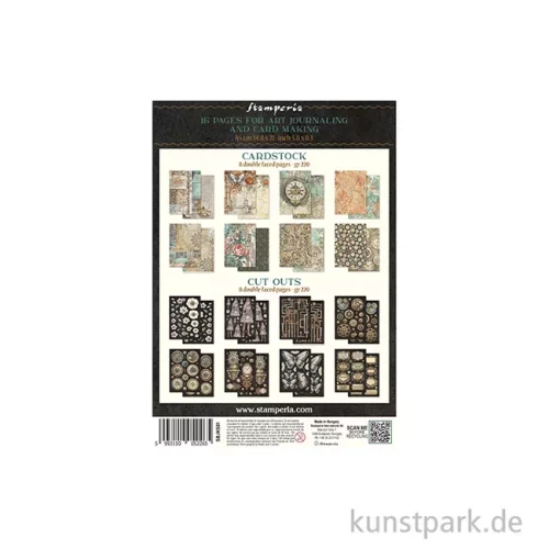 Artikelbild 2 des Artikels “Stamperia Junk Journal Set, 16 Blatt, A5 - Gardens of Time “