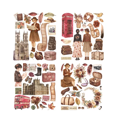 Artikelbild 2 des Artikels “Stamperia Rub On Transferfolien - Our Way, 6 Blatt XL “