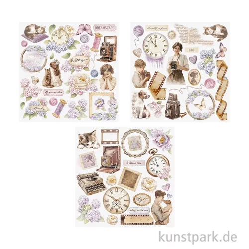 Artikelbild 2 des Artikels “Stamperia Rub On Transferfolien - Quiet Days, 6 Blatt “
