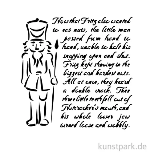 Artikelbild 2 des Artikels “Stamperia Schablone - Alice in Christmas Soldiers, 12 x 12 cm “