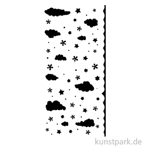 Artikelbild 2 des Artikels “Stamperia Schablone - Candy Christmas Clouds, 12 x 25 cm “