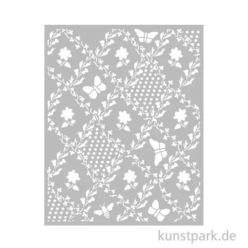 Artikelbild 2 des Artikels “Stamperia Schablone - Daisy Art Texture Butterfly Daisy, 20 x 25 cm “