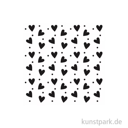 Artikelbild 2 des Artikels “Stamperia Schablone - Family Heart Texture, 12 x 12 cm “
