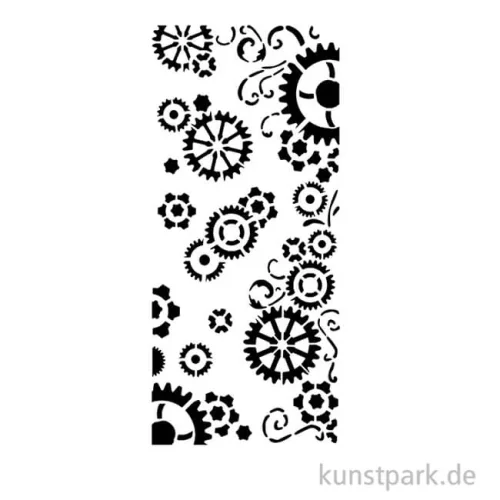 Artikelbild 2 des Artikels “Stamperia Schablone - Gear up for Christmas Gears, 12 x 25 cm “