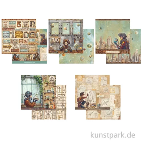 Artikelbild 2 des Artikels “Stamperia Scrapbooking Pad - A New Beginning, 20,3 x 20,3 cm “