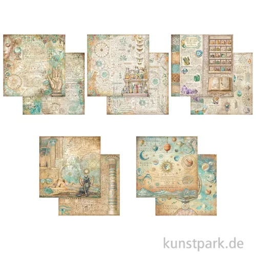 Artikelbild 2 des Artikels “Stamperia Scrapbooking Pad - Fortune, 20,3 x 20,3 cm “