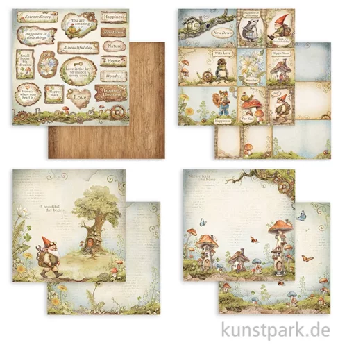 Artikelbild 2 des Artikels “Stamperia Scrapbooking Pad - Hidden Grove, 30,5 x 30,5 cm “