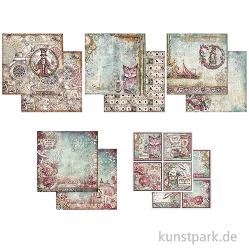 Artikelbild 2 des Artikels “Stamperia Scrapbooking Pad - Master of Magic, 30,5 x 30,5 cm “