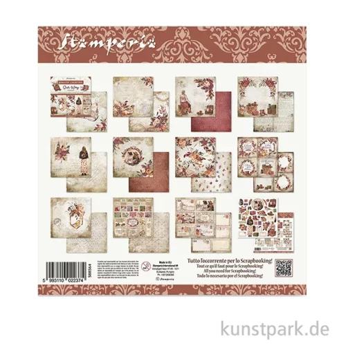 Artikelbild 2 des Artikels “Stamperia Scrapbooking Pad - Our Way 20,3 x 20,3 cm “