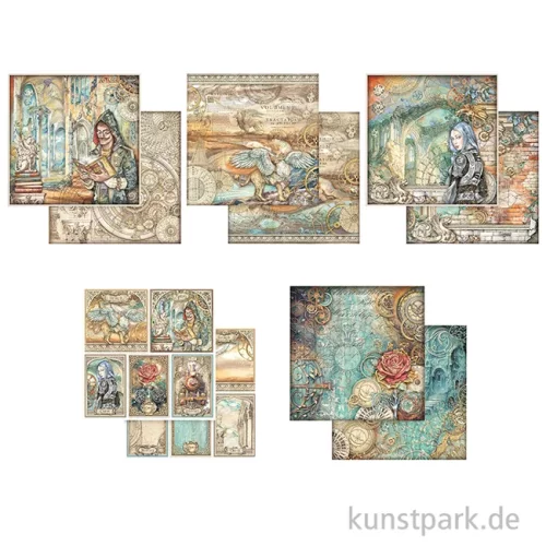 Artikelbild 2 des Artikels “Stamperia Scrapbooking Pad - Sir Vagabond in Fantasy World, 30,5 cm “