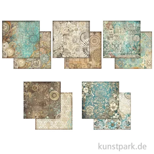 Artikelbild 2 des Artikels “Stamperia Scrapbooking Pad - Sir Vagabond in Fantasy World BG, 20,3 cm “