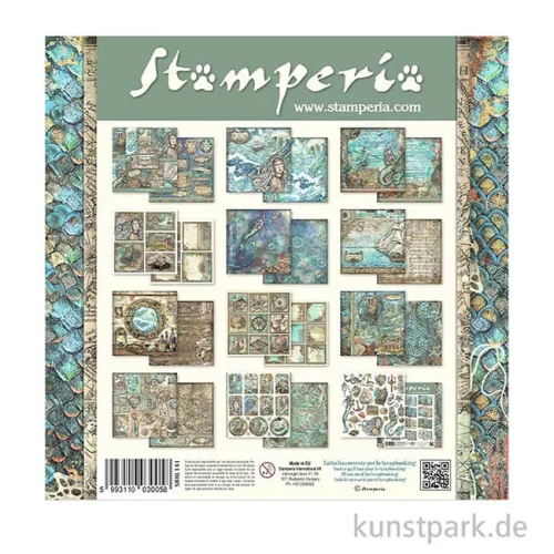 Artikelbild 2 des Artikels “Stamperia Scrapbooking Pad - Songs of the Sea, 30,5 x 30,5 cm “