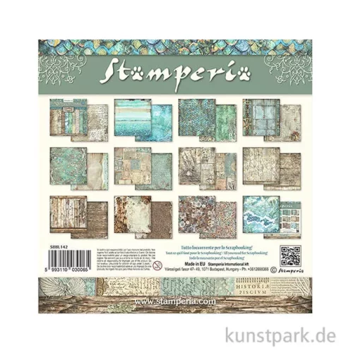 Artikelbild 2 des Artikels “Stamperia Scrapbooking Pad - Songs of the Sea Backgrounds, 30,5 cm “