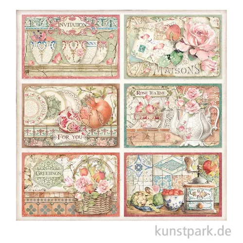 Artikelbild 2 des Artikels “Stamperia Scrappapier - Casa Granada 6 Cards 30,5 x 30,5 cm “