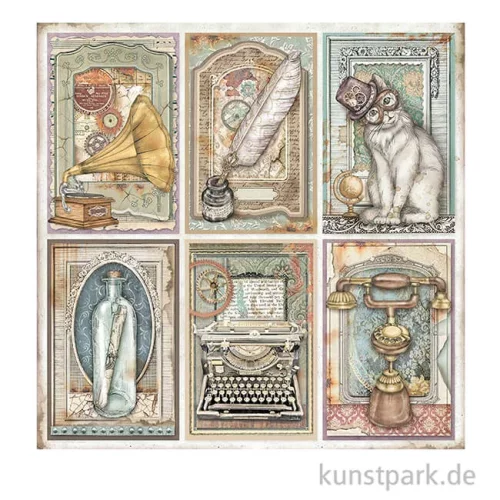 Artikelbild 2 des Artikels “Stamperia Scrappapier - Lady Vagabond Lifestyle Cards, 30,5 x 30,5 cm “
