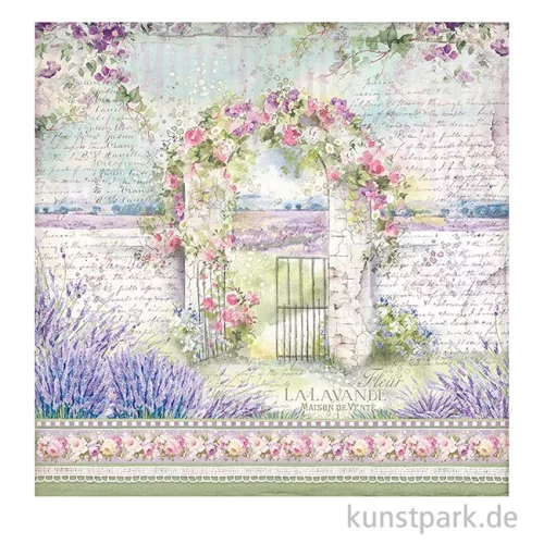 Artikelbild 2 des Artikels “Stamperia Scrappapier - Provence Arch 30,5 x 30,5 cm “