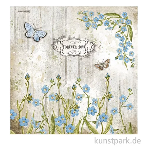 Artikelbild 2 des Artikels “Stamperia Scrappapier - Romantic Garden House Columbin 30,5 x 30,5 cm “
