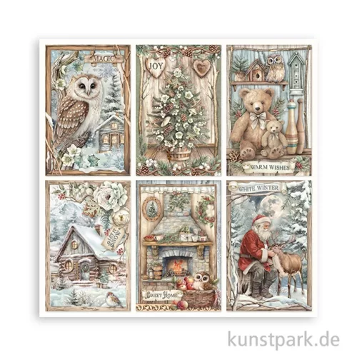 Artikelbild 2 des Artikels “Stamperia Scrappapier - The Owl's House 6 Cards, 30,5 x 30,5 cm “