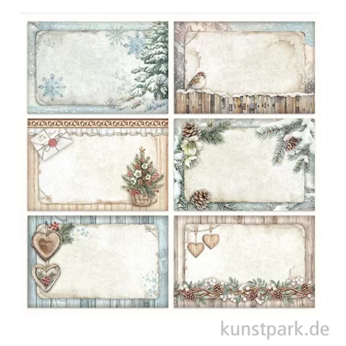 Artikelbild 2 des Artikels “Stamperia Scrappapier - The Owl's House 6 Postcards, 30,5 x 30,5 cm “