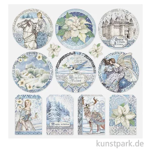 Artikelbild 2 des Artikels “Stamperia Scrappapier - Winter Tales Frames, 30,5x30,5 cm “
